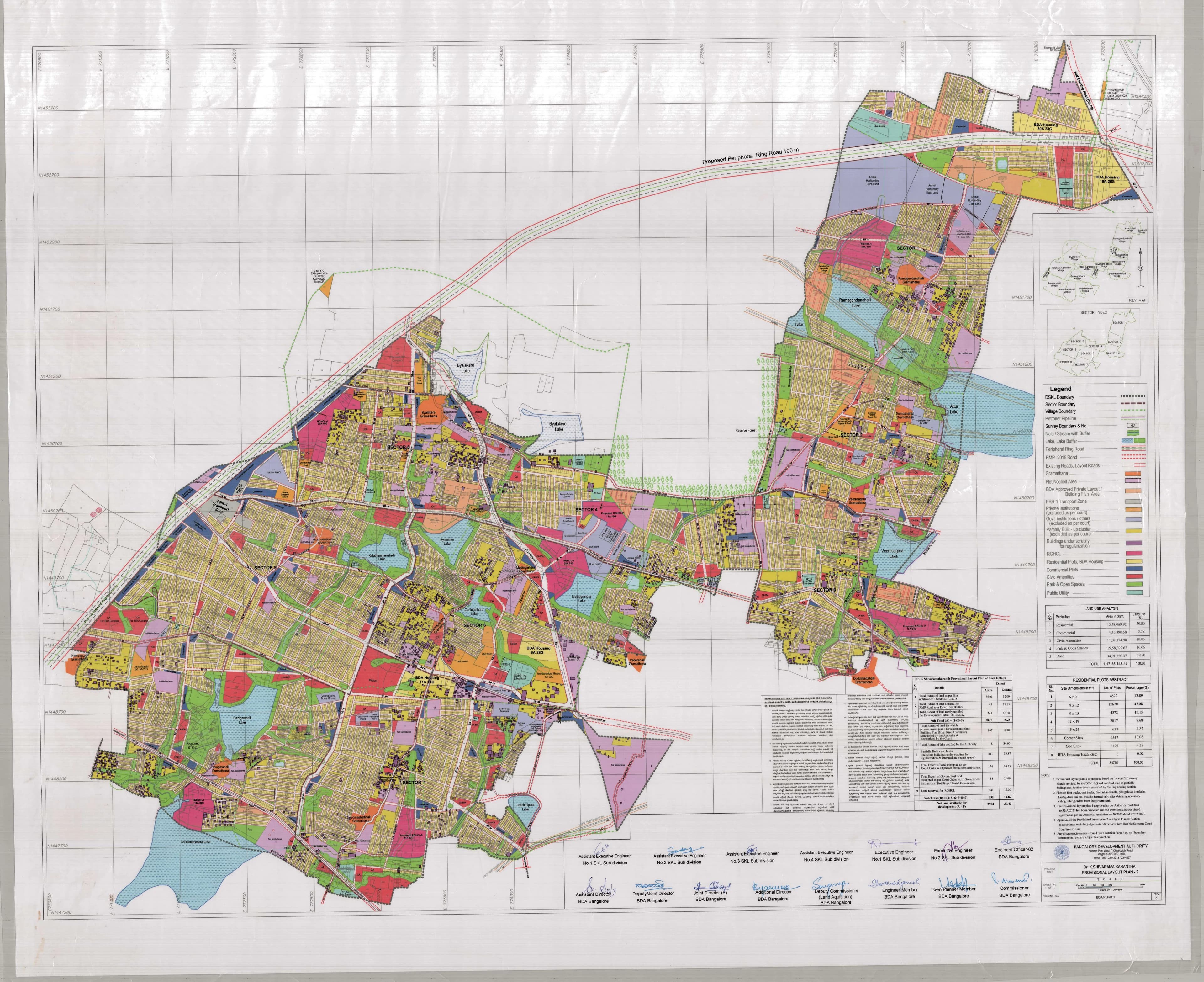 Dr. Shivarama Karanth Layout Master Plan